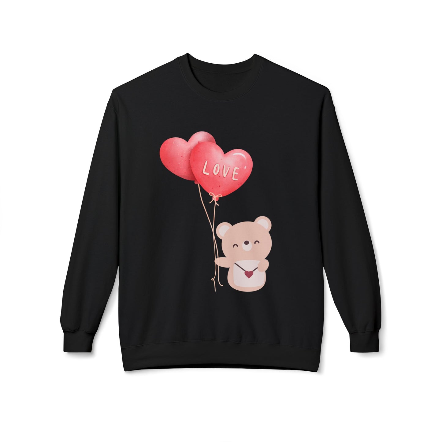 Bear and love balloons