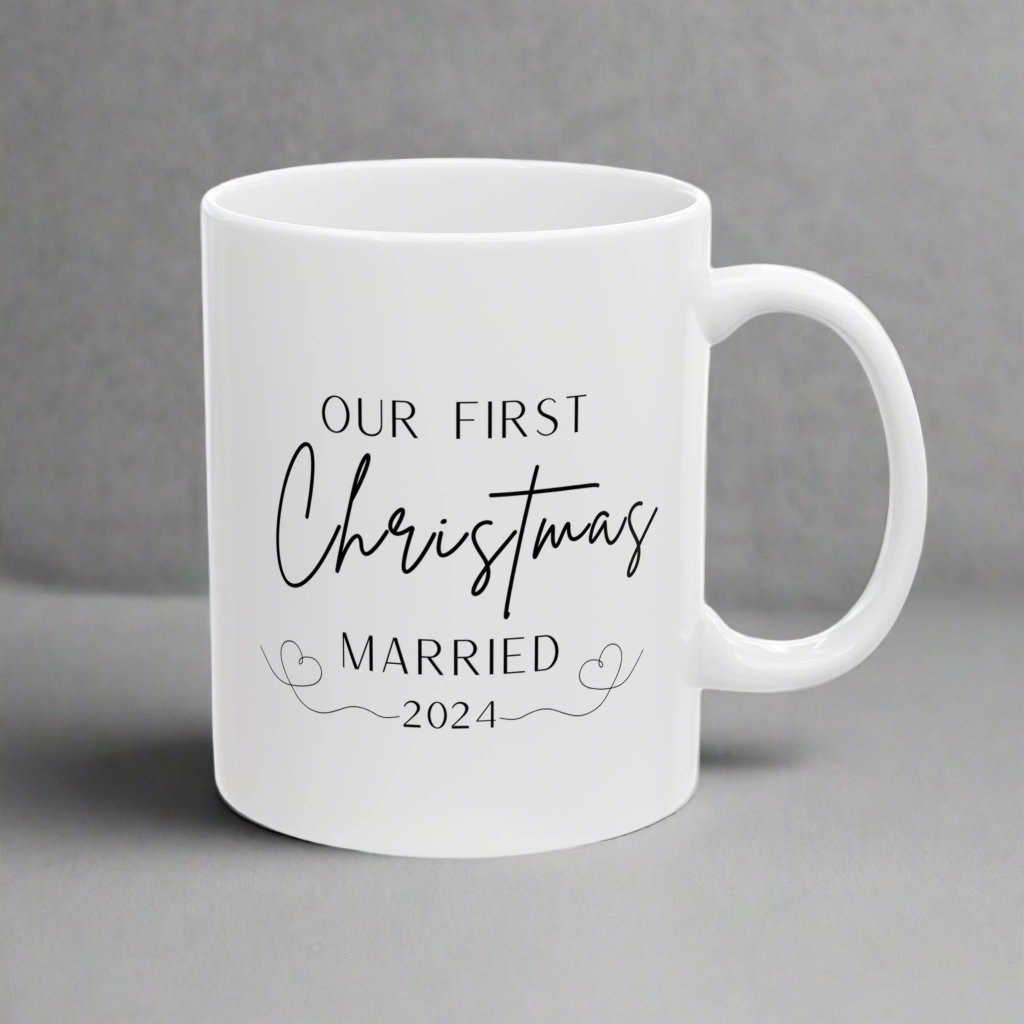 Our First Year Married Mug 2024