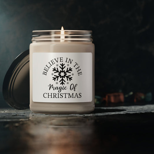 Christmas Scented Soy Candle, Custom candle