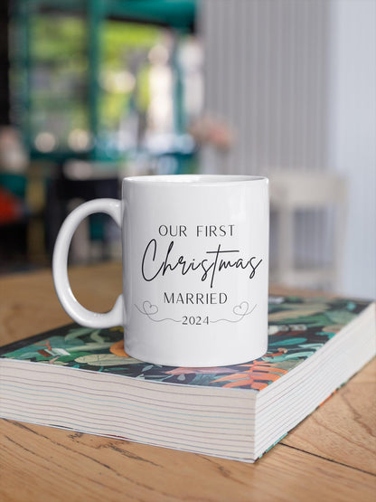 Our First Year Married Mug 2024